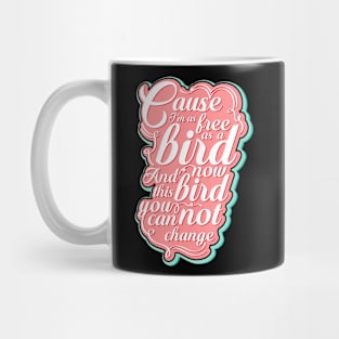 LyricLyfe Free Bird Ronnie Zant Allen Collins Mug